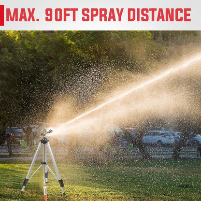 18-36in Heavy Duty Impact Sprinkler with 360° Large Area, 2PCS