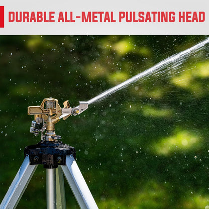 18-36in Heavy Duty Impact Sprinkler with 360° Large Area, 2PCS