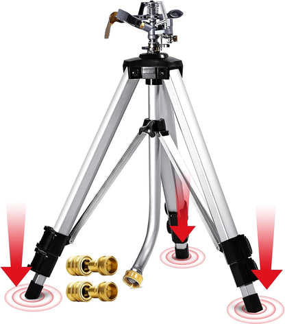 18-36in Heavy Duty Impact Sprinkler with 360° Large Area, 2PCS