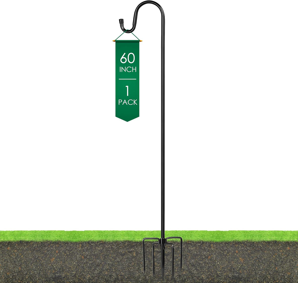 Shepherd-Hooks Adjustable for Bird-Feeder Lantern Plant-Hook Garden-Stake - Plant Stand Hanger for Outdoor Flower Basket, Bird Feeder Hanger Weddings Decor