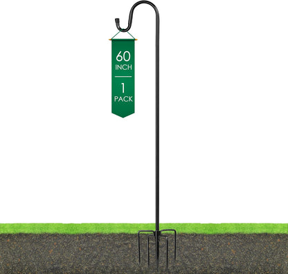 Shepherd-Hooks Adjustable for Bird-Feeder Lantern Plant-Hook Garden-Stake - Plant Stand Hanger for Outdoor Flower Basket, Bird Feeder Hanger Weddings Decor
