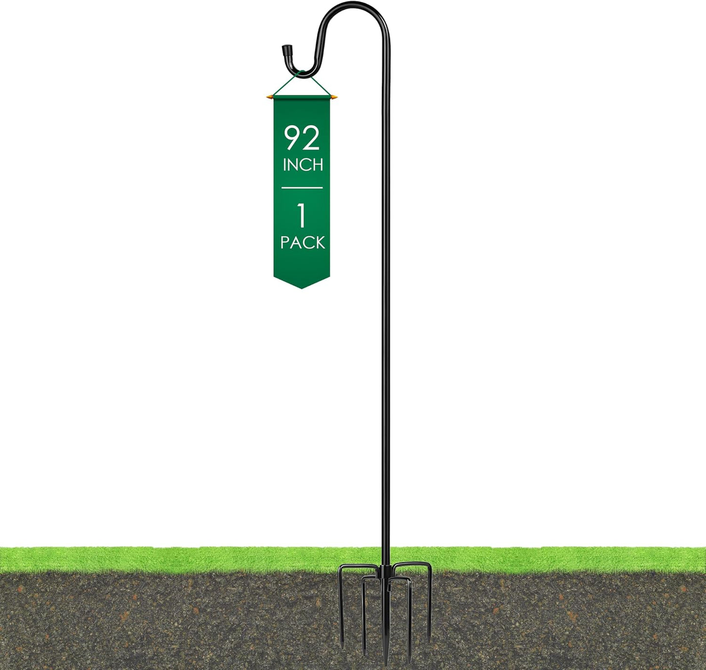 Shepherd-Hooks Adjustable for Bird-Feeder Lantern Plant-Hook Garden-Stake - Plant Stand Hanger for Outdoor Flower Basket, Bird Feeder Hanger Weddings Decor
