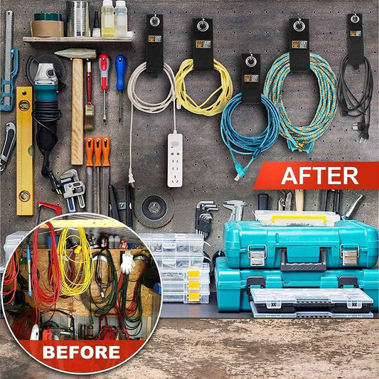 22PCS Garage Storage Straps, Extension Cord Holder RV Cord Organizer Wraps