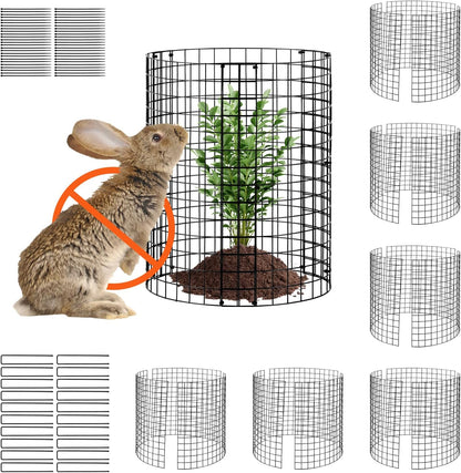 Tomato Cages, 11.8" x 11.8" x 46.1", 10 Packs Square Plant Support Cages, Silver PVC-Coated Steel Tomato Towers for Climbing Vegetables, Plants, Flowers, Fruits
