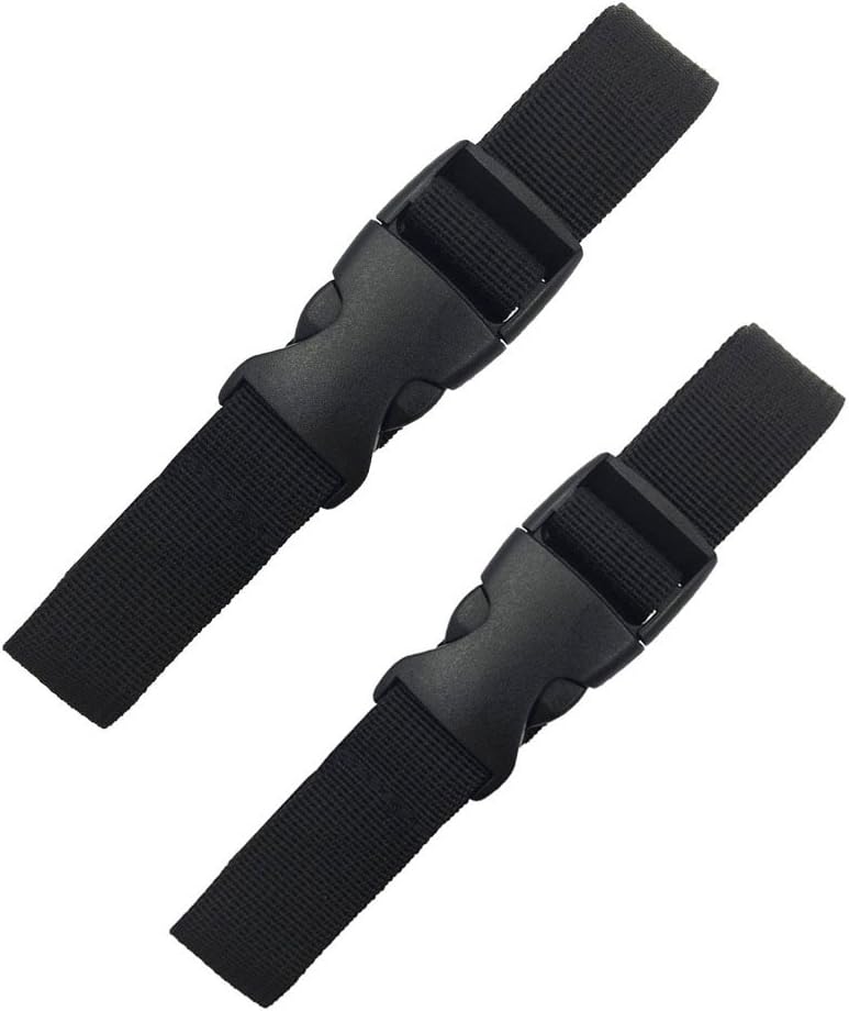 2-Pack 13 Feet Nylon Straps with Quick Release Buckle, 1-Inch Wide Adjustable Utility Lashing Straps for Car Roof Rack, Bike, Mattress, Camping Gear, Moving, Storage, General Securing