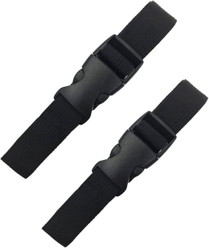 2-Pack 13 Feet Nylon Straps with Quick Release Buckle, 1-Inch Wide Adjustable Utility Lashing Straps for Car Roof Rack, Bike, Mattress, Camping Gear, Moving, Storage, General Securing