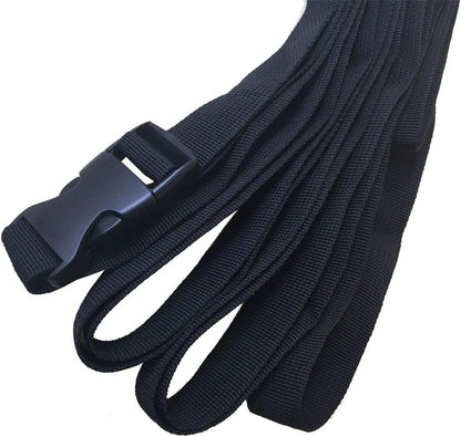2-Pack 13 Feet Nylon Straps with Quick Release Buckle, 1-Inch Wide Adjustable Utility Lashing Straps for Car Roof Rack, Bike, Mattress, Camping Gear, Moving, Storage, General Securing