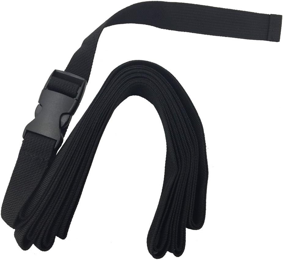 2-Pack 13 Feet Nylon Straps with Quick Release Buckle, 1-Inch Wide Adjustable Utility Lashing Straps for Car Roof Rack, Bike, Mattress, Camping Gear, Moving, Storage, General Securing