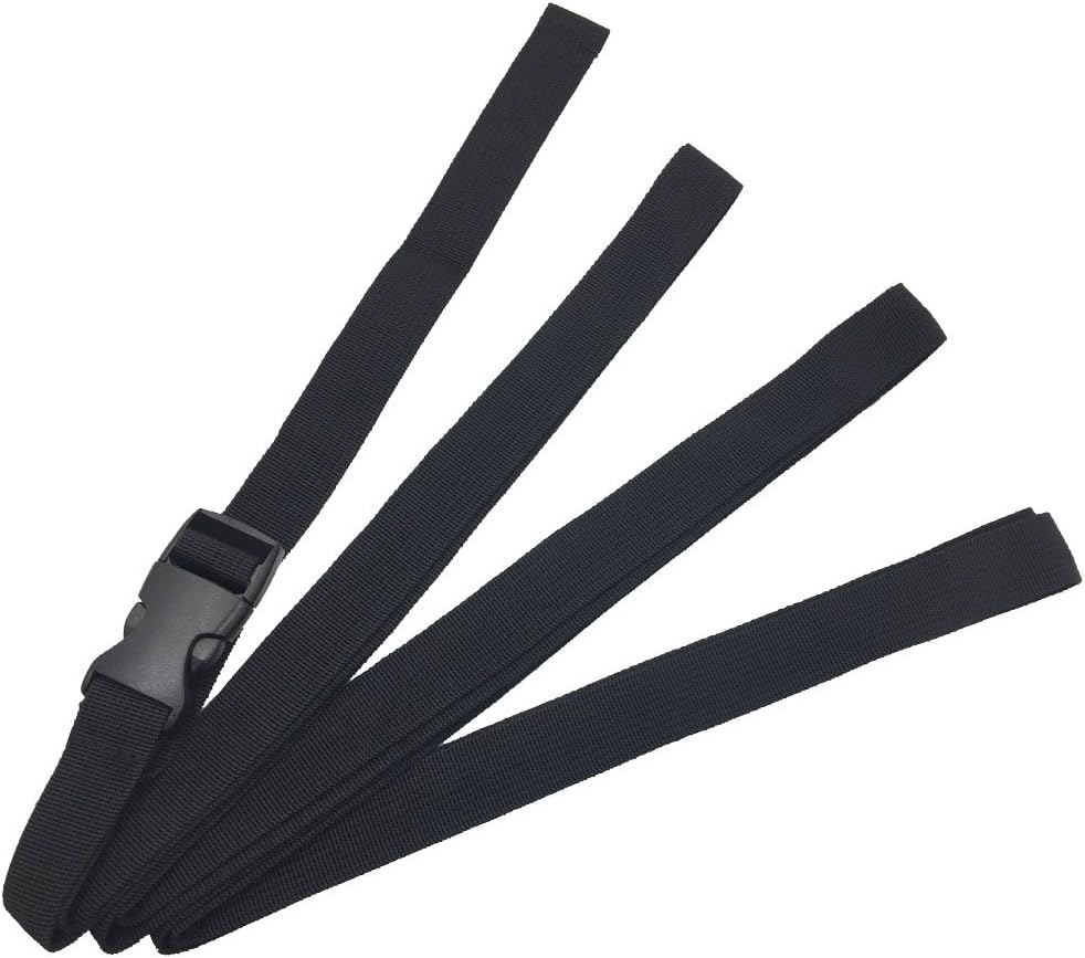 2-Pack 13 Feet Nylon Straps with Quick Release Buckle, 1-Inch Wide Adjustable Utility Lashing Straps for Car Roof Rack, Bike, Mattress, Camping Gear, Moving, Storage, General Securing