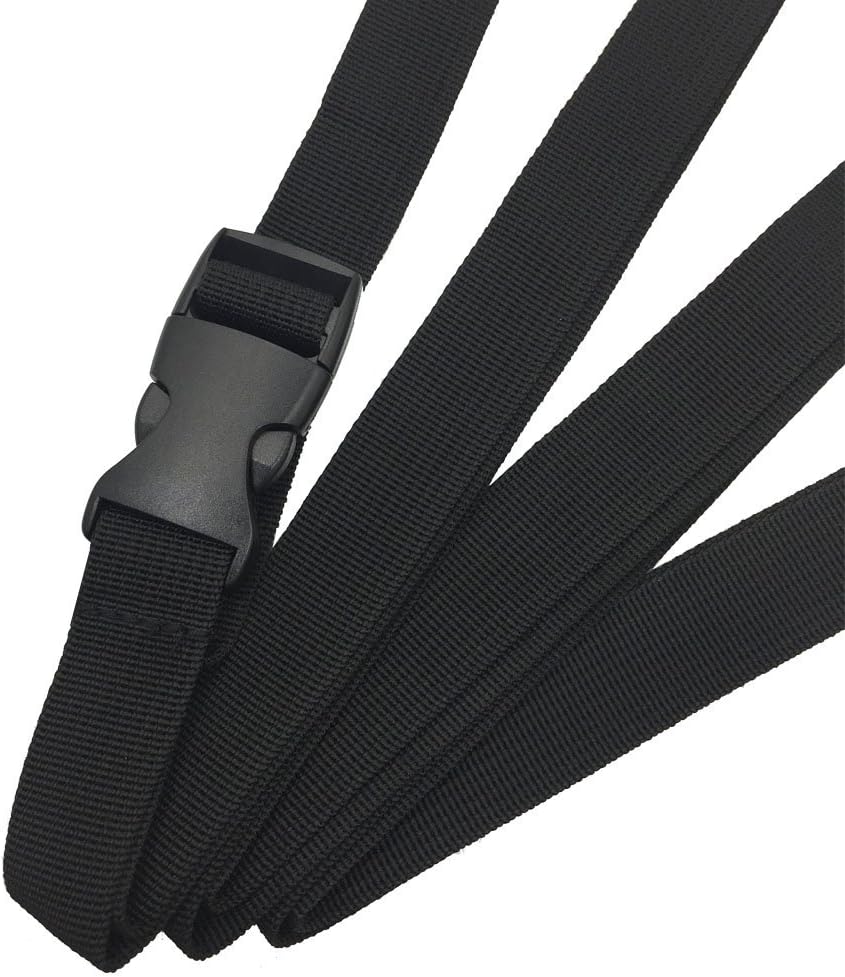 2-Pack 13 Feet Nylon Straps with Quick Release Buckle, 1-Inch Wide Adjustable Utility Lashing Straps for Car Roof Rack, Bike, Mattress, Camping Gear, Moving, Storage, General Securing