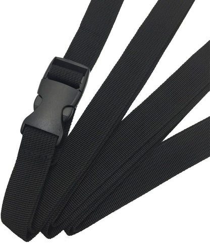 2-Pack 13 Feet Nylon Straps with Quick Release Buckle, 1-Inch Wide Adjustable Utility Lashing Straps for Car Roof Rack, Bike, Mattress, Camping Gear, Moving, Storage, General Securing