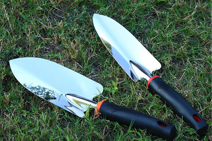 Garden Trowel Stainless Soft Grip, Heavy Pointed Shovel for Plant Dig Wee