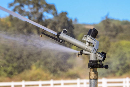 RK-67 1-1/2" FNPT Impact Mini-Gun Sprinkler with Nozzle Set - (12, 14, 16 mm) x 5 mm, NPT Female, 103.3 GSM Maximum Flow Rate