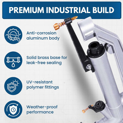 RK-67 1-1/2" FNPT Impact Mini-Gun Sprinkler with Nozzle Set - (12, 14, 16 mm) x 5 mm, NPT Female, 103.3 GSM Maximum Flow Rate