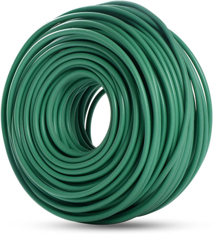 Soft Plant Tie, Garden Wire Tie for Plants Heavy Duty Reusable Plant Twist Ties for Gardening Home Office (Green, 32.8 feet)
