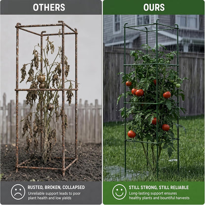 6-Pack 46inch Metal Tomato Cage for Garden Plant Support