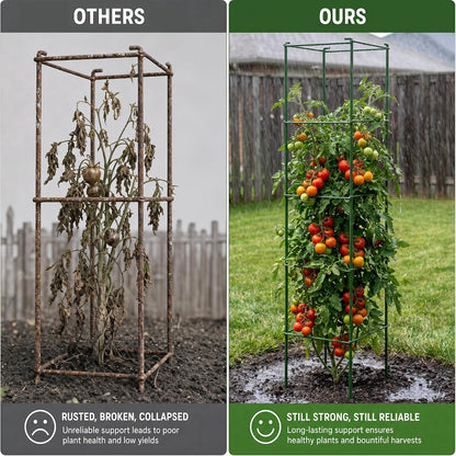 6-Pack 46inch Metal Tomato Cage for Garden Plant Support