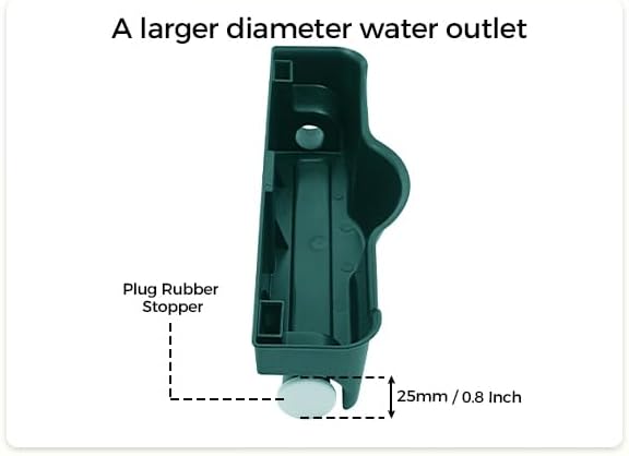 Vertical Wall Planter for Indoor Plant-Walls Mounted Pot with 4 Drainage Tray 16 Pack, 13 inch Dark Green for Decor, Plastic Pots Balcony Planters, Plants Hanging (16, Army Green)