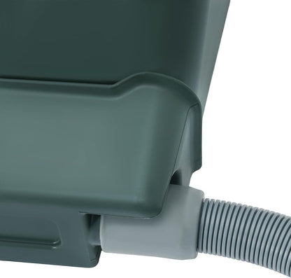 Vertical Wall Planter for Indoor Plant-Walls Mounted Pot with 4 Drainage Tray 16 Pack, 13 inch Dark Green for Decor, Plastic Pots Balcony Planters, Plants Hanging (16, Army Green)