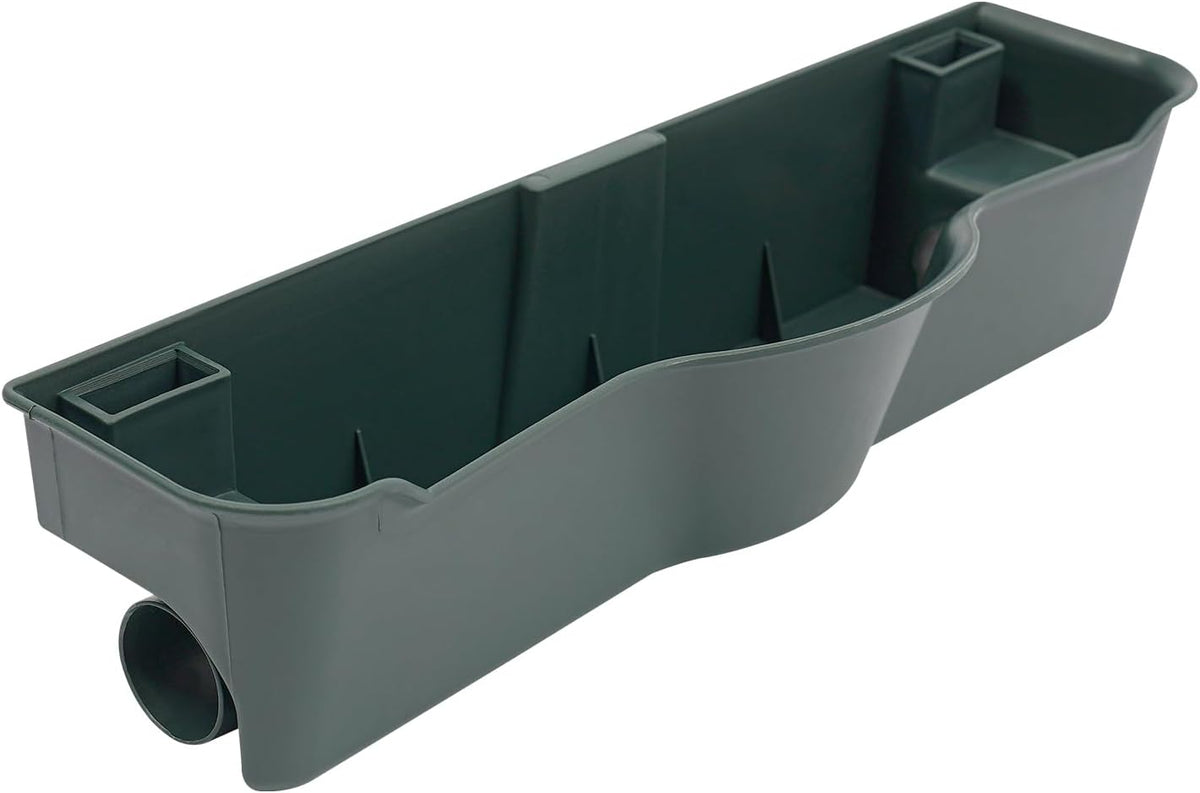 Vertical Wall Planter for Indoor Plant-Walls Mounted Pot with 4 Drainage Tray 16 Pack, 13 inch Dark Green for Decor, Plastic Pots Balcony Planters, Plants Hanging (16, Army Green)