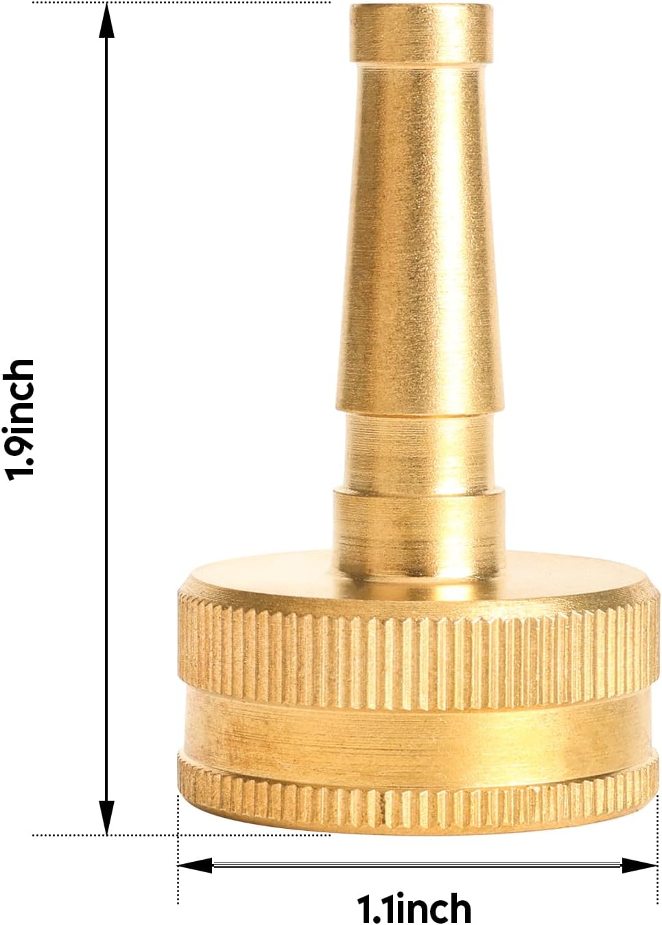 Metal Heavy Duty Water Spray Nozzle with 9 Adjustable Watering Patterns, Garden Hose Nozzle Sprayer for Watering Lawn and Garden,car Washing, Pets.
