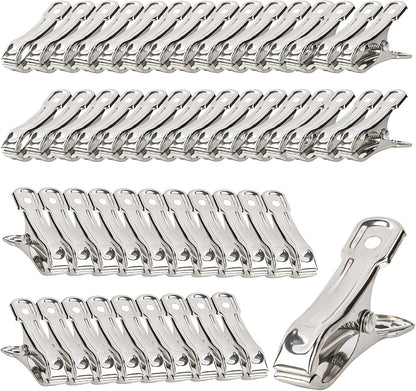 50 PCS Garden Clips for Netting - Stainless Steel Greenhouse Clamps