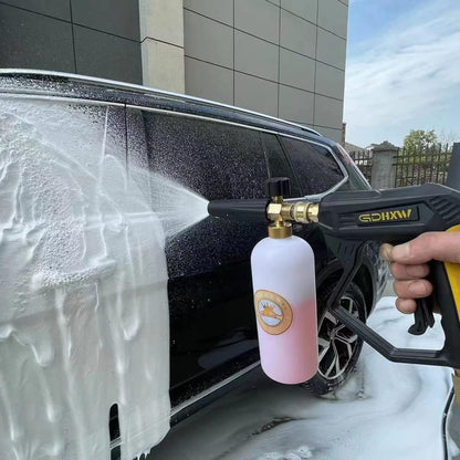 X-887 High Pressure Washer Gun with Foam Cannon 2 Adapter 7 Pressure Washer Nozzles,for Car Washing