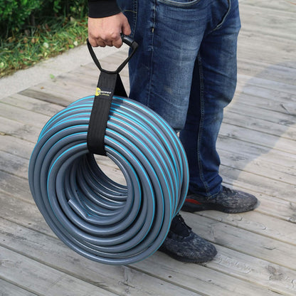 Water Hose Storage Straps (2 Pack) for 50-150 ft Garden & Pool Hose Storage