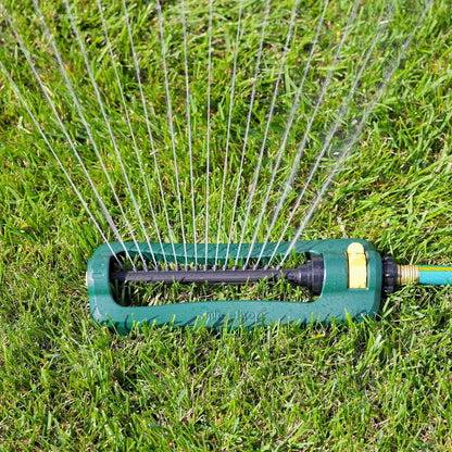 Turbo Oscillating Sprinkler, 2800 Sq Ft: Range Adjustable