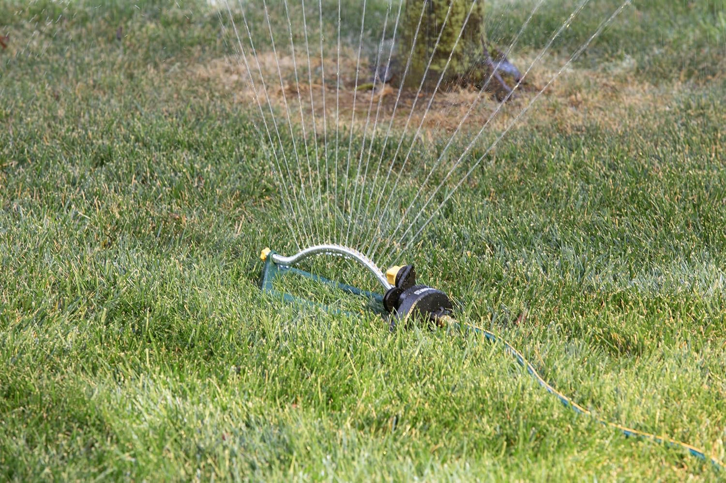 Turbo Oscillating Sprinkler, 2800 Sq Ft: Range Adjustable