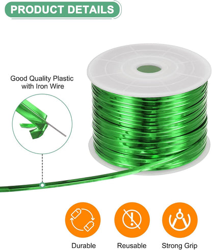 Metal Twist Ties, 100 Yards Metallic Twists Tie Bread Twisty-Ties for Party Decoration/Garden Plant/Gift Wrapping Bag/Cake/Pops Candy/Bakery Bags [Gold]