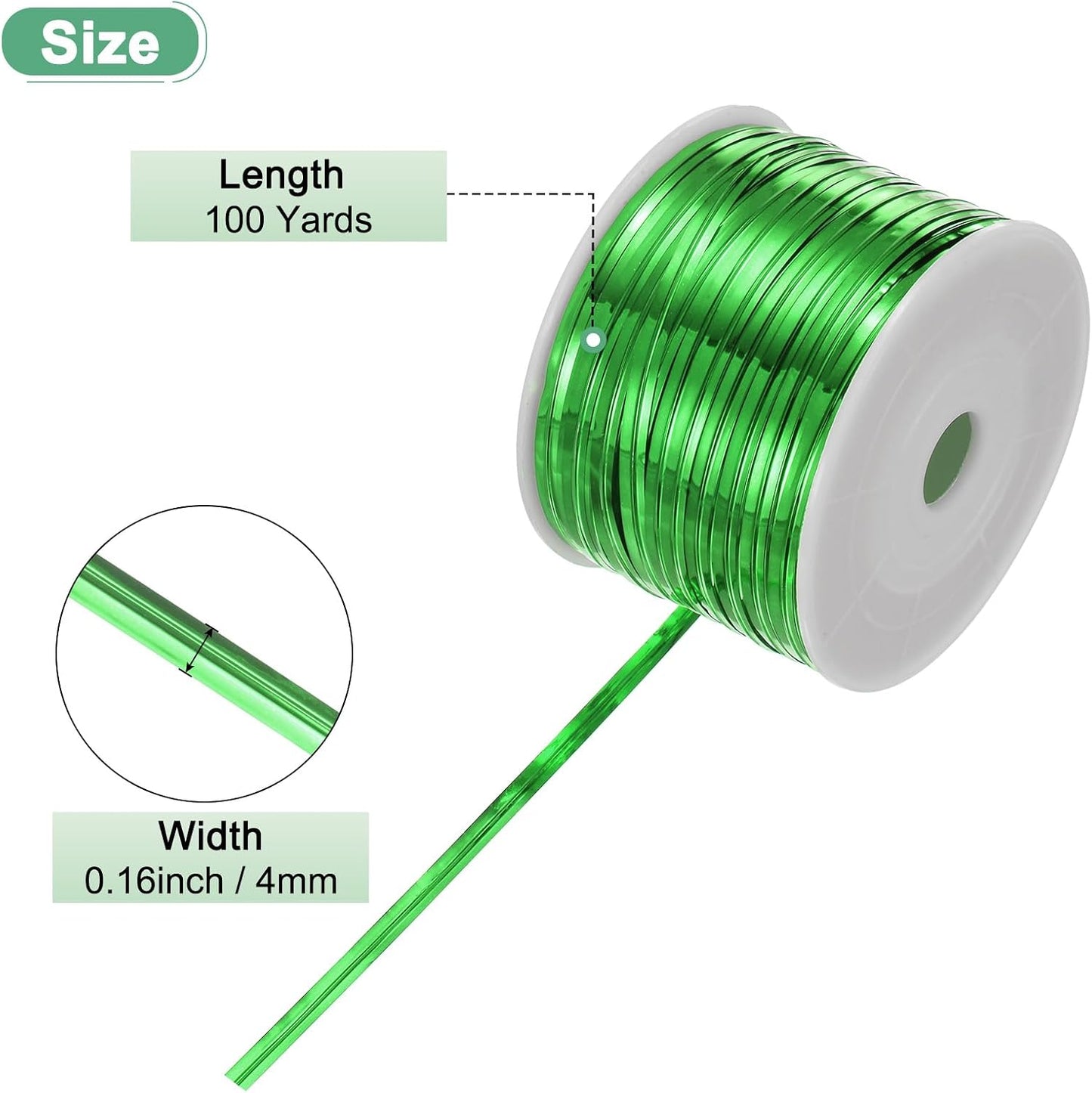 Metal Twist Ties, 100 Yards Metallic Twists Tie Bread Twisty-Ties for Party Decoration/Garden Plant/Gift Wrapping Bag/Cake/Pops Candy/Bakery Bags [Gold]