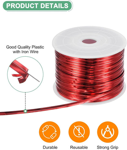 Metal Twist Ties, 100 Yards Metallic Twists Tie Bread Twisty-Ties for Party Decoration/Garden Plant/Gift Wrapping Bag/Cake/Pops Candy/Bakery Bags [Gold]