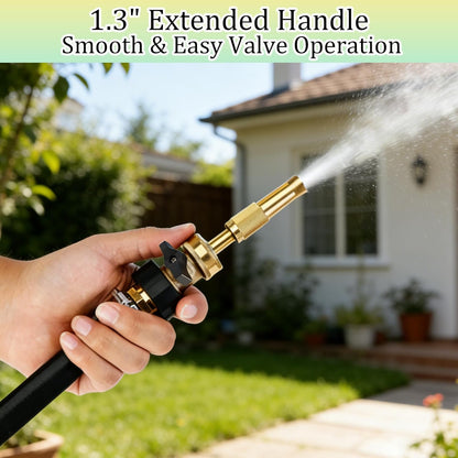 Garden Hose Shut Off Valve, 2 Pack Heavy Duty 3/4 Inch Solid Garden Hose Shut Off Valve with 4 Extra Rubber Washers