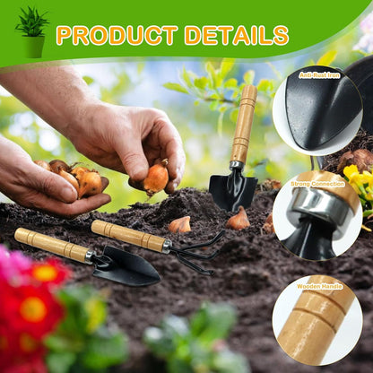 Mini Garden Tools for House Plants,Small Trowel,Mini Shovel and Hand Rake
