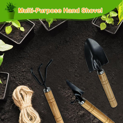 Mini Garden Tools for House Plants,Small Trowel,Mini Shovel and Hand Rake