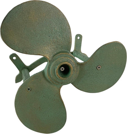 Octopus Garden Hose Holder, 12 Inch Bronze Cast Iron Wall Mount