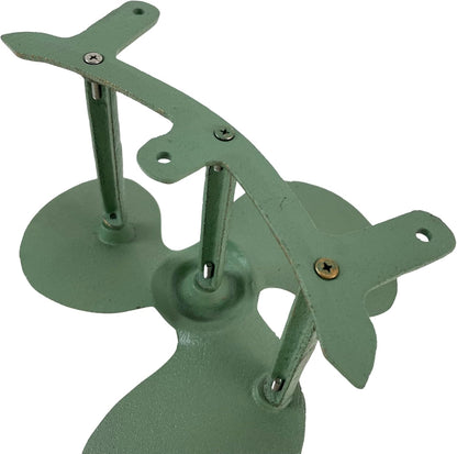 Octopus Garden Hose Holder, 12 Inch Bronze Cast Iron Wall Mount