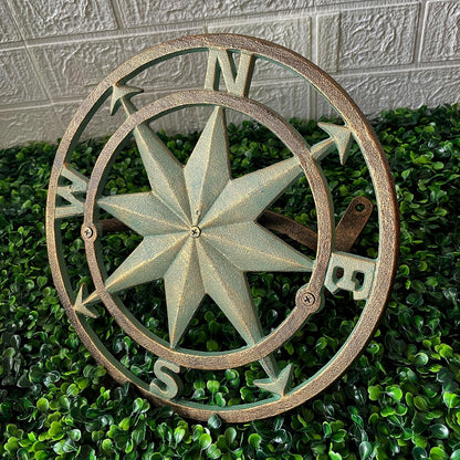 Octopus Garden Hose Holder, 12 Inch Bronze Cast Iron Wall Mount