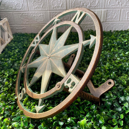 Octopus Garden Hose Holder, 12 Inch Bronze Cast Iron Wall Mount