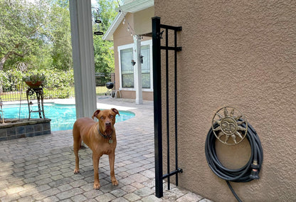 Octopus Garden Hose Holder, 12 Inch Bronze Cast Iron Wall Mount