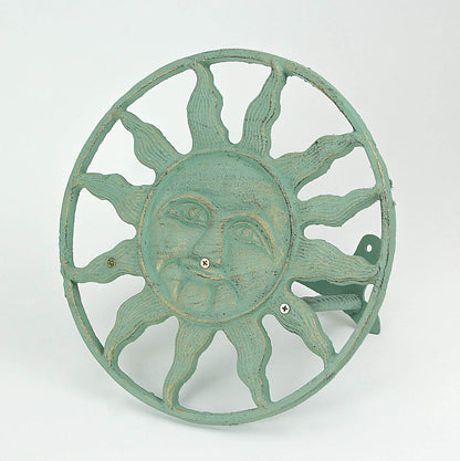 Octopus Garden Hose Holder, 12 Inch Bronze Cast Iron Wall Mount