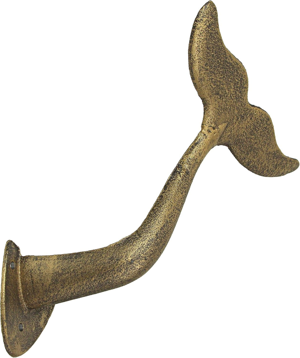Octopus Garden Hose Holder, 12 Inch Bronze Cast Iron Wall Mount