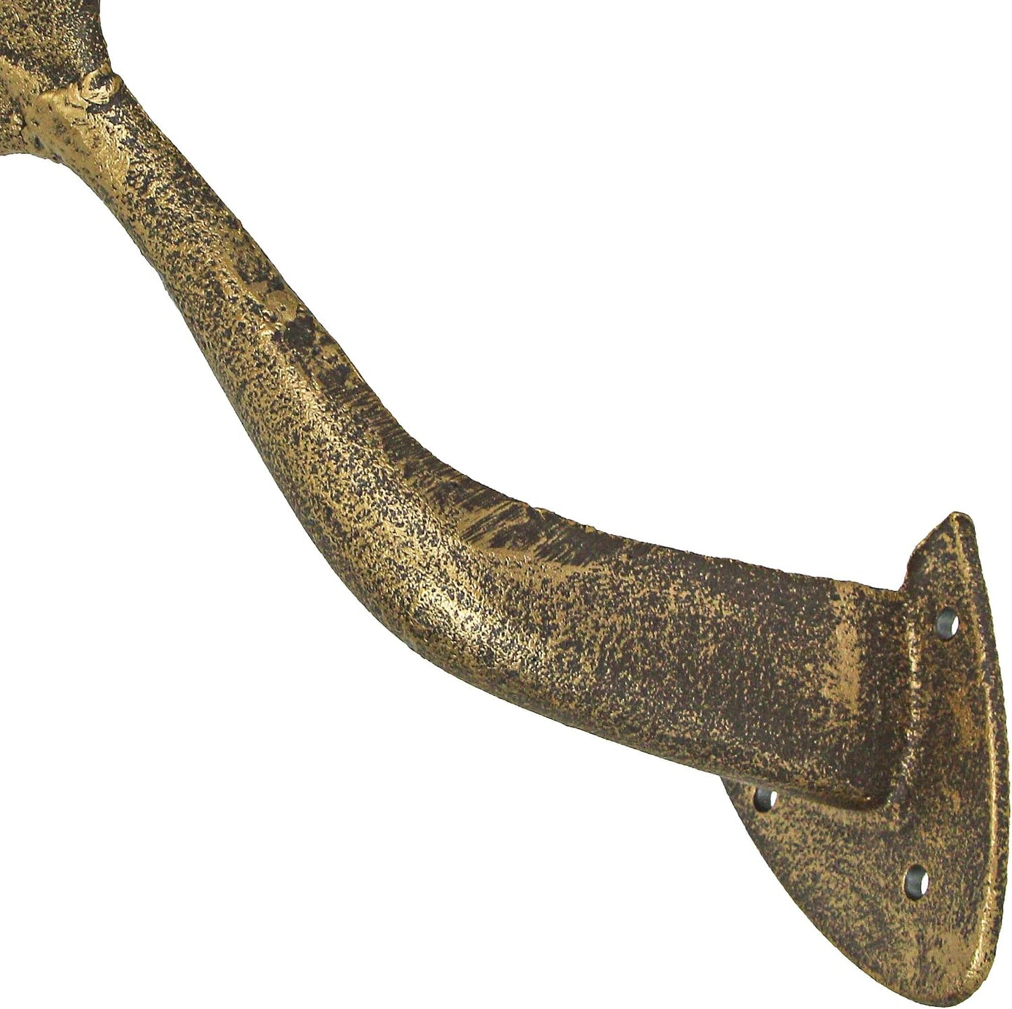 Octopus Garden Hose Holder, 12 Inch Bronze Cast Iron Wall Mount