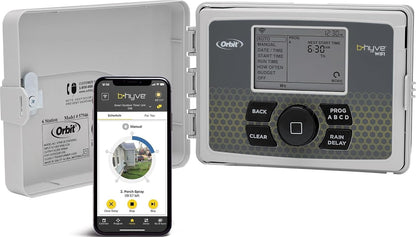 B-hyve Smart Indoor/Outdoor Sprinkler Controller - 12-Zone - App Controlled Smart Controller with Custom Irrigation Schedules - Weatherproof Multi-Zone Sprinkler System - 57950