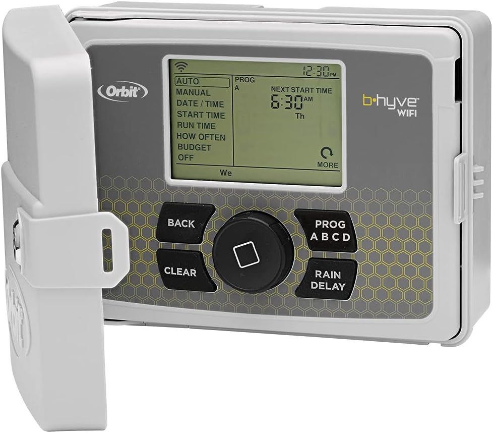 B-hyve Smart Indoor/Outdoor Sprinkler Controller - 12-Zone - App Controlled Smart Controller with Custom Irrigation Schedules - Weatherproof Multi-Zone Sprinkler System - 57950