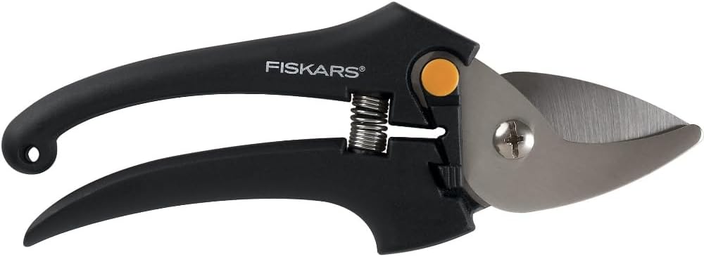 Stainless Steel Bypass Fashion Pruner, Black [379200-1005 FSKSHR]