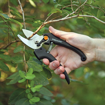 Stainless Steel Bypass Fashion Pruner, Black [379200-1005 FSKSHR]