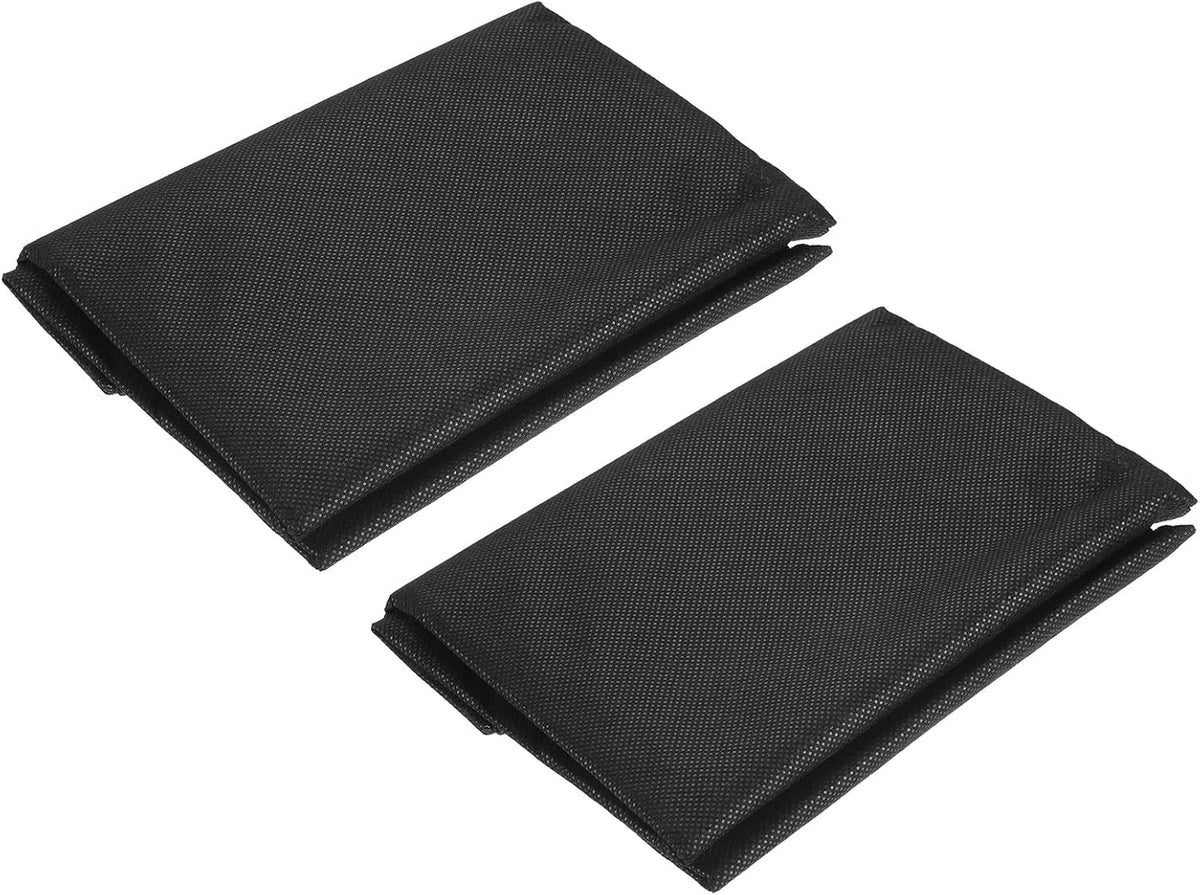 Plant Covers Freeze Protection Reusable 3.3 x 4.9ft Floating Row Fabric Cover for Greenhouse Vegetables Winter Frost Sun Protection, Pack of 2 Black