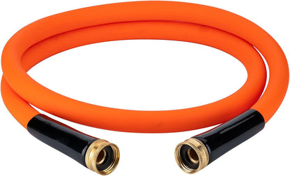 3ft x 5/8" Orange Garden Hose with 3/4" Male to Female Fittings